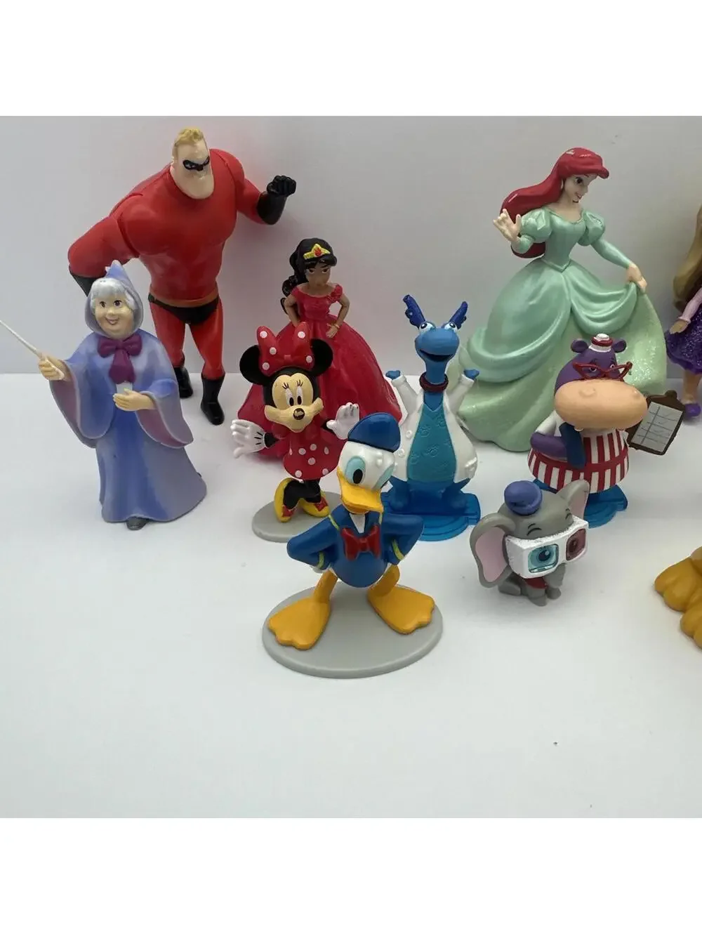 Disney Lot Of 15 Characters Figures Collection Of Miniatures Collectibles, Rare